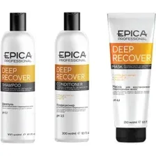 Набор EPICA Professional Deep Recover (шампунь 300мл + кондиционер 300мл + маска 250мл)