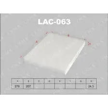 Салонный фильтр LynxAuto LAC063