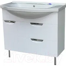 СанитаМебель Тумба под умывальник Эмили-601.900 (Белый)