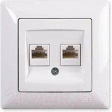 Розетка Gunsan Visage 01281100-157332 (белый)