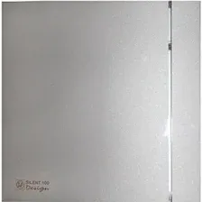 Вентилятор накладной Soler&Palau Silent-100 CRZ Silver Design - 3C / 5210603500