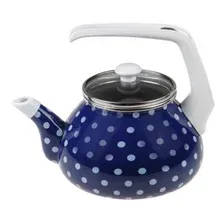 Чайник эмалированный PERFECTO LINEA Горошек 2,2 л (52-600922)