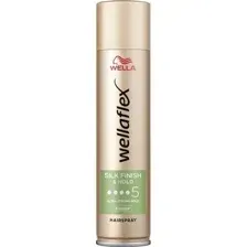 Лак для укладки волос Wellaflex Silk Finish & Hold Суперсильная фиксация (250мл)