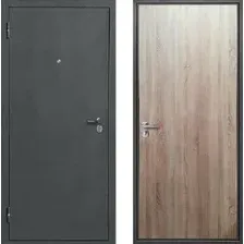 Металлическая дверь Guard Антик серебро/дуб сонома (96x205, левая)