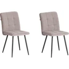 Стул TetChair Medeo LT (велюр, серый/черный, 2 шт)