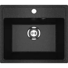 Кухонная мойка Practik PR-M 490-004 (черный оникс)