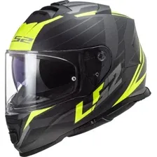 Мотошлем LS2 FF800 Storm Nerve (XL, matt black H-V yellow)