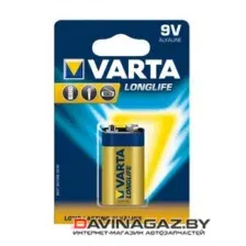 VARTA - Батарейка LONGLIFE 1x9V, 1шт / 04122113411