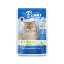 Влажный корм для кошек PLAISIR Care Urinary рыба пауч 85 г 