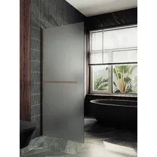 Душевая стенка MaybahGlass 79x195 MGD-731-2ш (сатин стекло/бронза)
