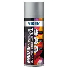 Эмаль термостойкая белая аэрозоль 520мл VIXEN VX-53001