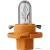 Галогенная лампа Flosser 12V 1,1W BX8,4d ORANGE Plastiksockel [449103]