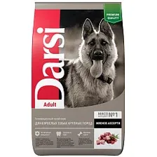 Darsi Adult для собак крупных пород (Мясное ассорти) 10 кг