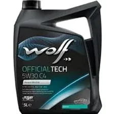 Масло моторное Wolf OfficialTech, 5W-30 C4, 65608/5, 5 л