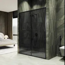 Душевая дверь MaybahGlass 195x180 MGD-1286-6 (графитовое стекло/черный)