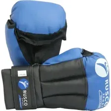 Перчатки для рукопашного боя RuscoSport Pro, размер 4, синий