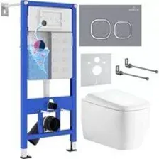 Унитаз с инсталляцией 6 в 1 Roxen StounFix Dual Fresh 968519