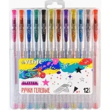 Набор гелевых ручек deVente Cosmo Glitter / 5051042 (12шт)
