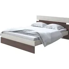 Кровать PROxSON Milton 160x200 (дуб шамони светлый 124/ясень шимо темный)