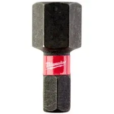 Бита HEX10х25мм ударная Milwaukee Shockwave (2 шт.)