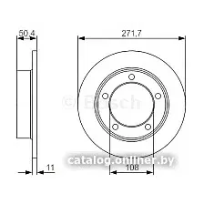 Тормозной диск Bosch 0986479R73