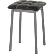 Табурет AMC Comfort 7К4.1 (кожзам, черный/графит)