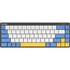 Клавиатура Dareu EK868, white/blue/yellow