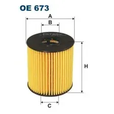 Масляный фильтр Filtron OE673