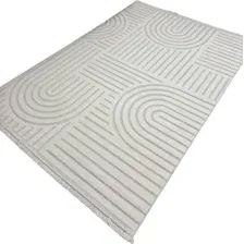 Ковер для жилой комнаты Radjab Carpet Поло Прямоугольник PL 255 12571RK (2.4x3.4, Cream)