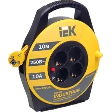 Удлинитель на катушке IEK WKP14-10-04-10