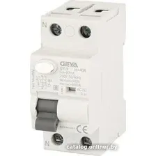 Устройство защитного отключения GEYA GYL9-2P-40A-30mA 2P 40A 6 kA 30mA A 2M GYL92P40A30