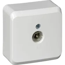 Розетка телевизионная Systeme Electric Этюд TVA-002B (белый)