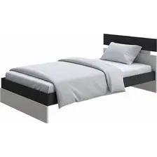 Кровать PROxSON Milton 80x200 (черный/дуб шамони светлый 124)