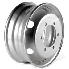 Штампованный диск Asterro 1702A 17.5x6" 6x205мм DIA 161мм ET 114мм Серебристый
