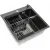 Кухонная мойка Diamond 500*500, коландер, дозатор BLACK DECOR