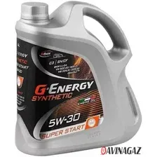 Моторное масло G-Energy Synthetic Super Start 5W-30 5л API SN/CF (Л)