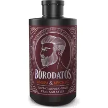 Гель для душа Borodatos Амбра, мускус Парфюмированный (400мл)