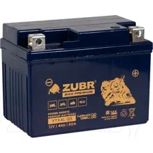 Мотоаккумулятор Zubr Bike Premium R+ / YTX4L-BS (4 А/ч)