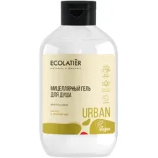 Мицеллярный гель для душа Ecolatier urban кактус и зеленый чай, 600 мл