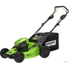 Газонокосилка Greenworks GD60LM51SPK4 (c 1-м АКБ 4 Ah)