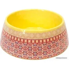 Миска TarHong Flower Fields PVA3071PBFTM (желтый/красный с рисунком)