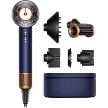 Фен Dyson HD16 Supersonic Nural StraightWavy (с переходником на евровилку, берлинская лазурь/медный)