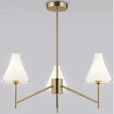 Подвесная люстра Ambrella light LH57131/3 BS/FR (латунь/белый матовый)