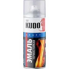 Эмаль Kudo термостойкая KU-5001 0.52 л (серебристый)