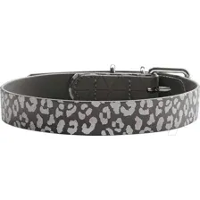 Ошейник HUNTER Collar Convenience Refl 69139 (45/S-M серый принт лев)
