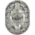 Ковер для жилой комнаты Bossan Rome D074A-GRI-BEJ-OVAL (2x2.9)