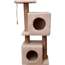 Комплекс для кошек Cat House Дуплекс 0.95 (джут бежевый)
