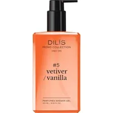 Гель для душа парфюмированный Dilis Mono Collection, vetiver/vanilla, 250 мл