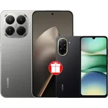 Телефон Xiaomi 15T Pro 12GB/512GB международная версия (серый) + Xiaomi Redmi A5 4GB/128GB (полуночный черный) по акции