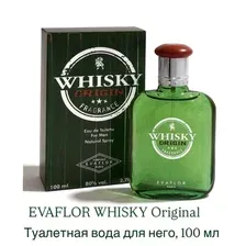 EVAFLOR Туалетная вода Whisky Origin для него, 100 мл